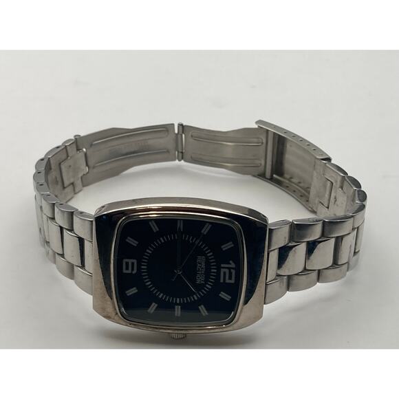 Kenneth Cole Reaction 20885 Men's Quartz Watch 36mm - New Battery - Wrist 7.25 - Picture 4 of 8